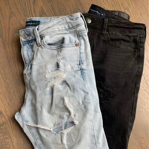 2 Pair - Men’s Aeropostale “Athletic Skinny” Jeans (28x32)